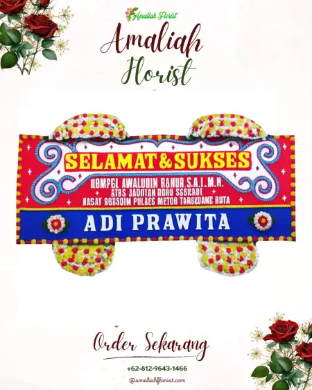 Papan Bunga Ucapan Selamat Demaan